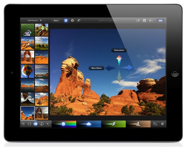 Modificaciones fotográficas en el Nuevo iPad