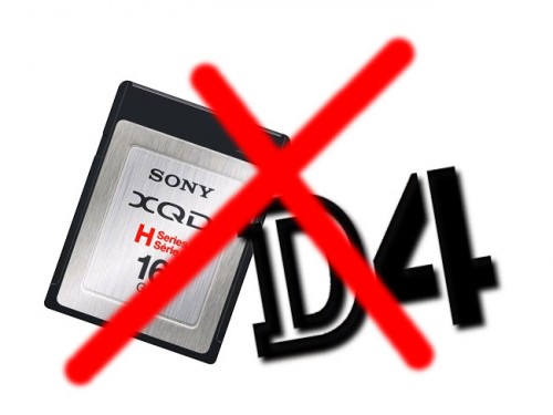 La Nikon D4 ya no incluirá la tarjeta Sony XQD
